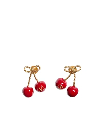 VALENTINO GARAVANI VALENTINO CHEZ VALENTINO BOW DETAILED EARRINGS