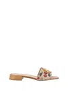 Valentino Garavani Vlogo Signature Slide Sandal In Multi