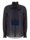 Valentino Garavani Women Printed Cotton Shirt