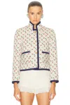 Valentino Cherry Quilted Jacket In Multi