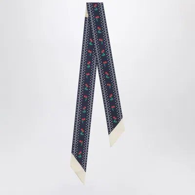 Valentino Garavani Cherryfic Bandeaux Scarf In Silk