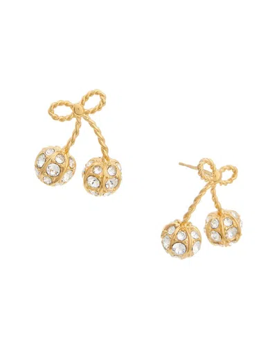 Valentino Garavani Valentino Cherryfic Earrings In Gold