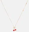 Valentino Pearls And Heart Necklace Jewelry White In Gold