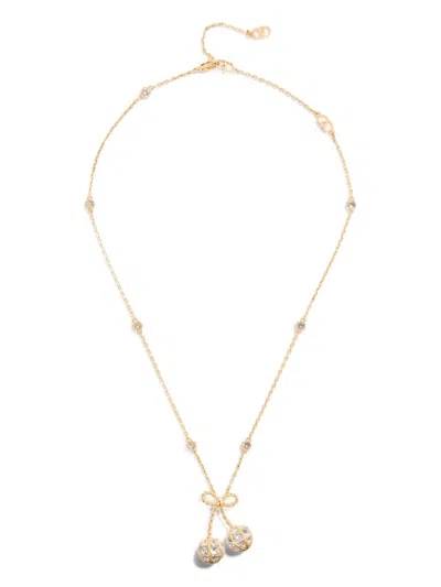 Valentino Garavani Valentino Cherryfic Necklace (l.50) In Neutral