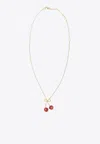 Valentino Pearls And Heart Necklace Jewelry White In Gold