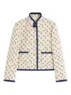 Valentino Jacquard Jacket With Button Detailing And Front Pockets