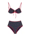 Valentino Cherryfic Printed Lycra Bikini Set