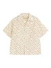 Valentino Cotton Poplin Bowling Shirt With Cherryfic Print