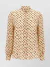 Valentino Cherryfic-print Shirt In Neutral