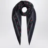 Valentino Garavani Cherryfic Scarf In Black