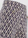 Valentino Chevron Pattern Trousers Buttoned Pockets