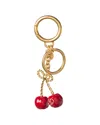 Valentino Chez  Vlogo Key Chain Bag Charm In Multi