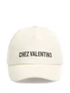 Valentino Baseball Cap With Embroidery In Neutral