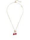 Valentino Garavani Necklace With Charm And Vlogo Detail In Red