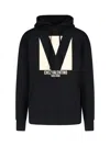 Valentino Chez Hooded Sweatshirt In Black