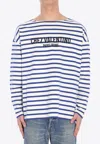 Valentino Garavani Man T-shirt Navy Size L Cotton In Blue