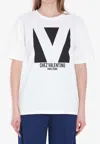 Valentino " Print T-shirt In Ivory