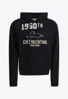 Valentino Cotton Fabric Sweatshirt With Comfortable Fit In Black