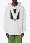 Valentino Garavani White Cotton Sweatshirt In Ivory