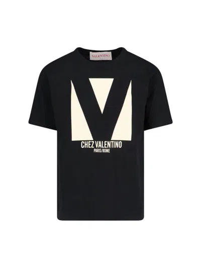 VALENTINO "CHEZ" LOGO T-SHIRT
