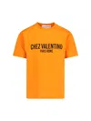 Valentino Cotton T-shirt With Chez Print