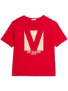 Valentino T-shirt Logo In Red