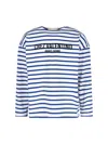 Valentino Chez Logo Long-sleeved Stripe T-shirt