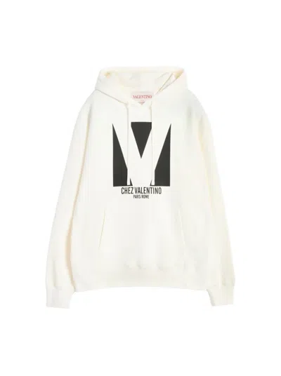 VALENTINO VALENTINO CHEZ SWEATSHIRT AVORIO