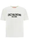 Valentino Cotton Crew Neck T-shirt With Graphic Print
