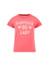 Valentino Panther Lady Graphic Print Crew Neck T-shirt