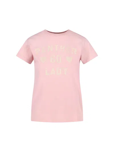 Valentino Garavani Printed Cotton T-shirt Clothing In Pink