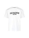 Valentino Cotton Crew Neck T-shirt With Graphic Print In White