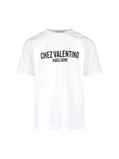 VALENTINO VALENTINO CHEZ' T-SHIRT – WHITE