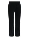 Valentino Jersey Bottom Vlogo Signature Chenille In Black  