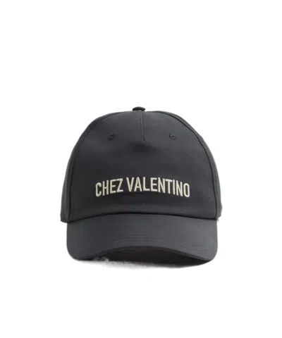 Valentino Garavani Valentino Chez Valentino Baseball Cap In Black