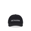 Valentino Cotton Baseball Cap With Embroidery