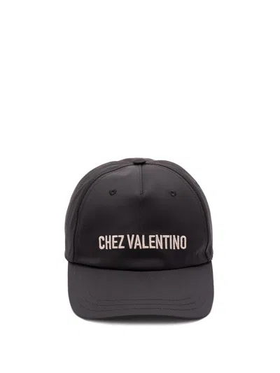 Valentino Garavani Chez Valentino Baseball Hat In Black