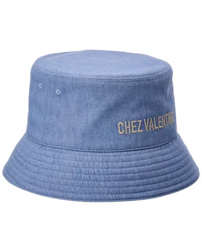 Valentino Garavani Valentino Chez Valentino Bucket Hat In Blue