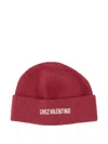 Valentino Cotton And Wool Beanie With Folded Cuff