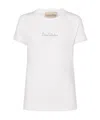 Valentino White Cotton T-shirt In White