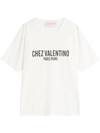 VALENTINO VALENTINO CHEZ VALENTINO COTTON T-SHIRT