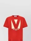 Valentino Crewneck Graphic Print T-shirt Logo