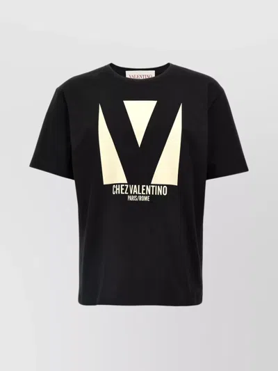 VALENTINO 'CHEZ VALENTINO' CREW NECK T-SHIRT