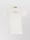 Valentino Cotton Crew Neck T-shirt With Short Sleeves In White