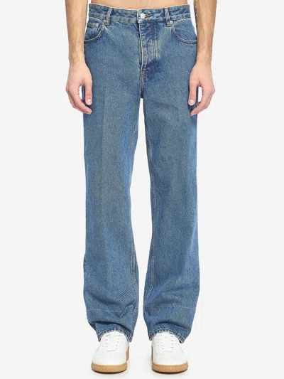 Valentino Chez  Denim Pants In Blue
