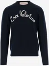 Valentino Logo-embroidered Wool Sweater