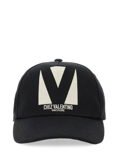 VALENTINO GARAVANI "CHEZ VALENTINO GARAVANI" EMBROIDERED BASEBALL CAP