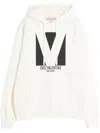 Valentino Garavani White Cotton Sweatshirt In White