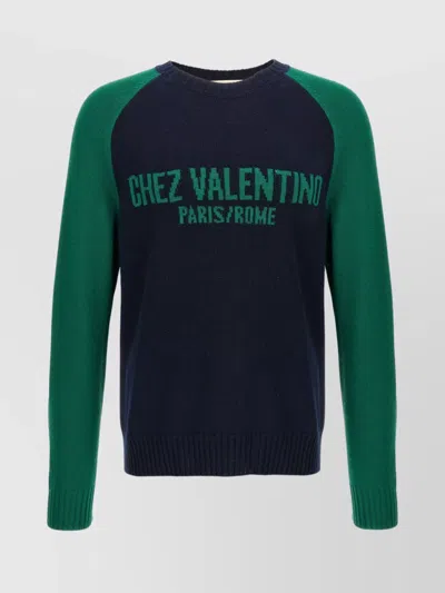 VALENTINO 'CHEZ VALENTINO' JERSEY SWEATER