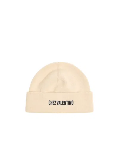 Valentino Garavani Chez Valentino Knitted Wool Beanie